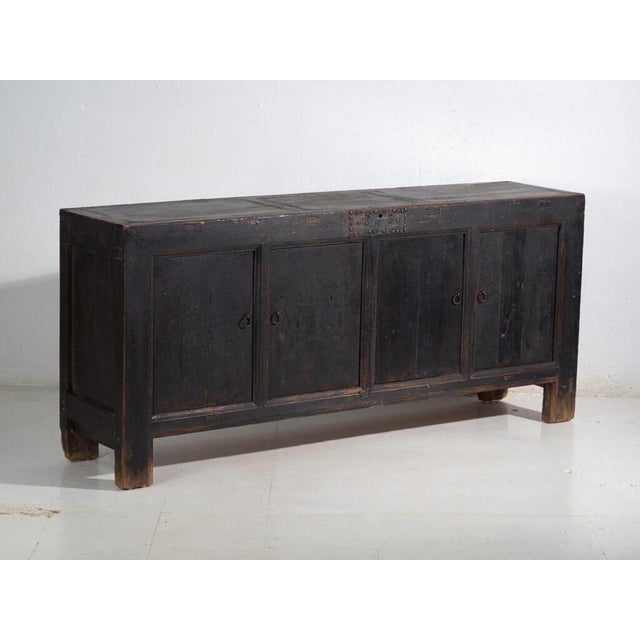 Antique Black Painted Sideboard For Sale - Image 12 of 13