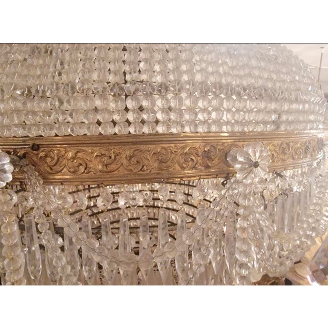 Pair of Vintage Wedding Cake Chandelier For Sale - Image 9 of 10