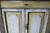 Painted Swedish Gustavian buffet / sideboard dating from about 1780. D-shaped top above two panelled doors with tapering...