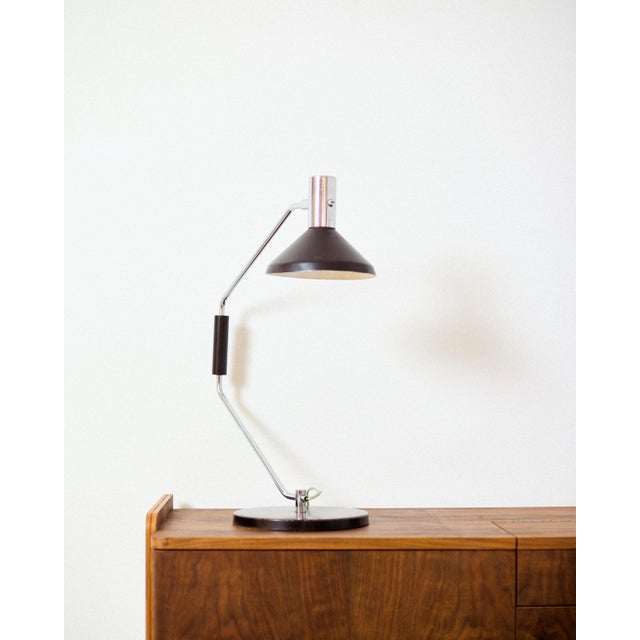 Mid-Century Modern Table Lamp by Tibor Nádai, 1970s For Sale - Image 3 of 7