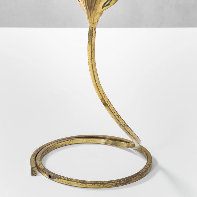 1970s Leaf Table Lamp by Tommaso Barbi for Bottega Gadda, 1970s For Sale - Image 5 of 7