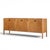 Mid-Century Modern Jack Cartwright for Founders Style Mid Century Oak and Brass Credenza For Sale - Image 3 of 10