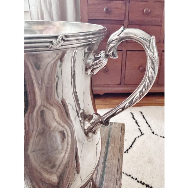 Vintage Silver Plated Champagne Bucket From the St Regis Hotel Nyc For Sale - Image 11 of 14