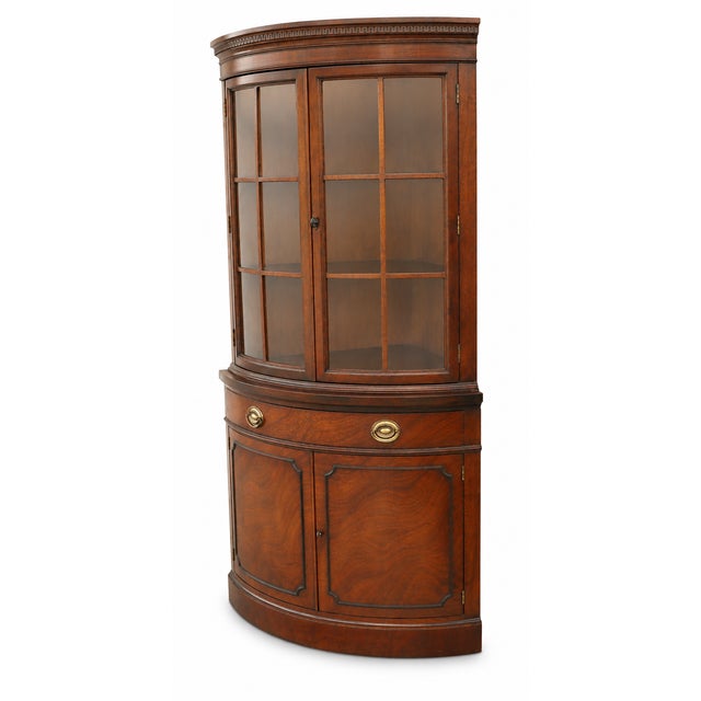 WELCOME AND THANK YOU FOR TAKING THE TIME TO LOOK!! Absolutely gorgeous, Stunning, handsome vintage corner cabinet by...