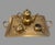 Metal Vintage Brass Finish 4 Piece Tea Set With Pinecone Finials For Sale - Image 7 of 8