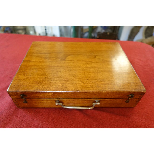 Antique Painter's Case, 1940s For Sale - Image 4 of 8