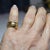 Vintage Rustic Paneled 14k Yellow Gold Band Ring Sz 5.5 For Sale - Image 12 of 12