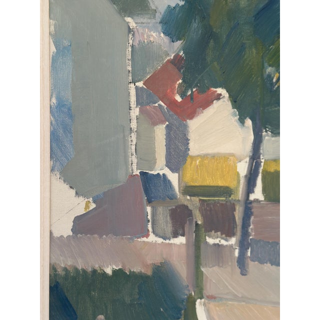Alex Öberg, Silent Geometry, 1950s, Oil on Canvas, Framed For Sale - Image 10 of 11