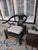 Black Lacquer Solid Teak Horseshoe Chair, C. 2001 For Sale - Image 17 of 18