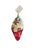 Red 1990s Christopher Radko Looney Tunes Warner Brothers Stocking Ornament Set- 4 For Sale - Image 8 of 12