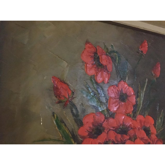 Still Life Oil on Canvas by N. Verheyden, 1960s For Sale - Image 7 of 17