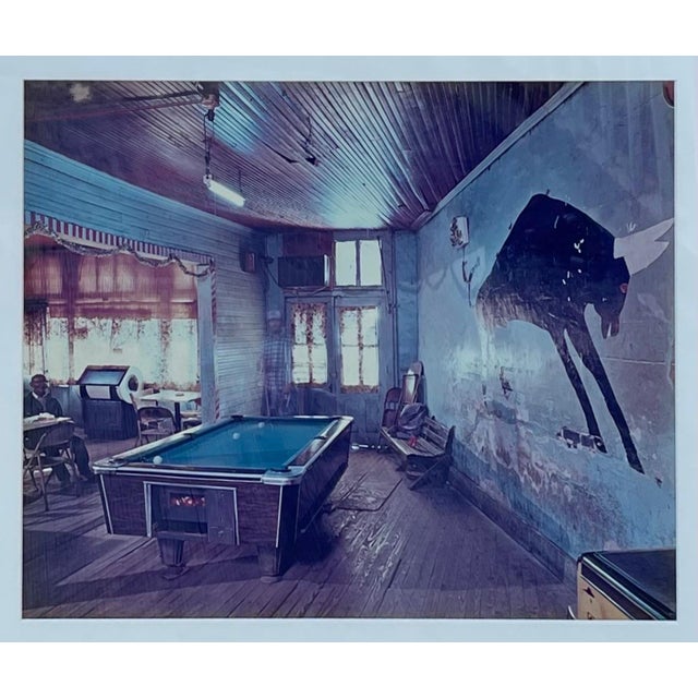 BIRNEY IMES, Mississippi, b. 1951 "Riverside Lounge, Shaw, 1986" Dimensions: Chromogenic print, 14" x 16.5" sight. Framed...