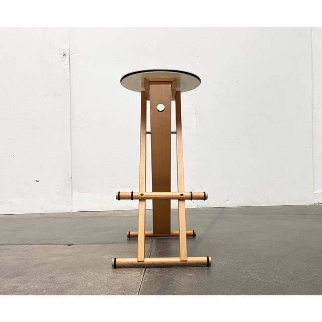 1980s Postmodern Italian Folding Stool Chair from Enolinea, 1980s For Sale - Image 5 of 18