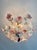 Vintage Murano Style Floral Chandelier – Romantic Pink & White Glass Bouquet Light - Pair For Sale - Image 14 of 18