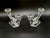 Imperial Crystal Twin-Arm Candelabra from Val Saint Lambert, Belgium, 1950s, Set of 2 For Sale - Image 6 of 18