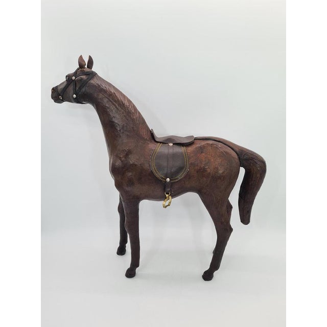 Horse Figurine with Leather, 1960s For Sale - Image 6 of 13