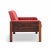Brown Arne Norell Style Mid Century Danish Rosewood Settee Loveseat Sofa For Sale - Image 8 of 9