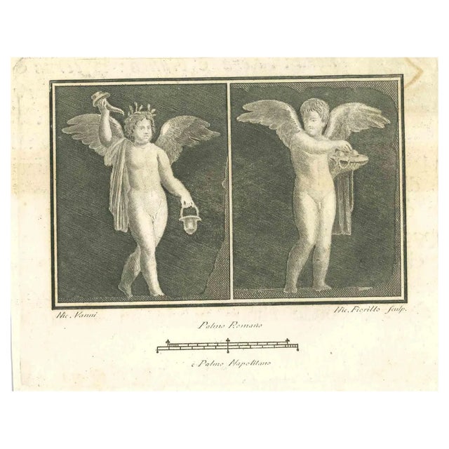 Nicolo Fiorillo, Ancient Roman Scene, 18th Century For Sale