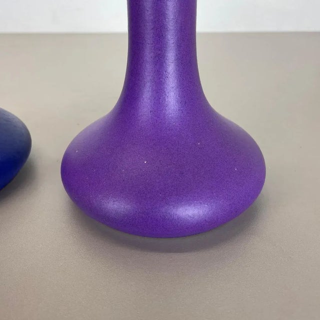 Ceramic Studio Pottery Vases from Marei Ceramics, Germany, 1970s, Set of 2 For Sale - Image 12 of 18