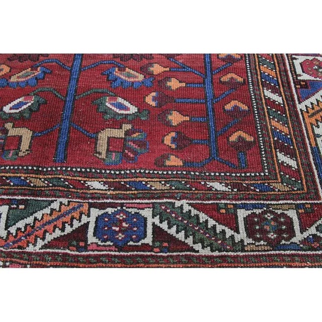 1920s Persian Malayer Area Rug 4'2"×6'9" For Sale - Image 9 of 12