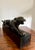 Black Mid 20th Century Art Deco Revival Black Panther Sculpture on Leatherized Pedestal Base For Sale - Image 8 of 12