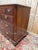 Georgian Chest of Drawers in Oak and Brass For Sale - Image 4 of 10