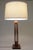 Chocolate Rare Atomic Modern Dogbone Walnut and Brass Table Lamp, 1950s, by Modeline, Attributed to Adrian Pearsall and Kagan For Sale - Image 8 of 10