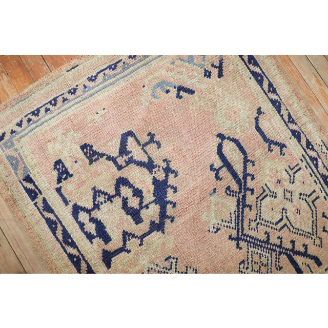 Zabihi Collection Antique Square Turkish Oushak Rug - 3'1" x 3'6" For Sale - Image 4 of 7
