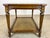 Mid 20th Century Heritage Burlwood Top & Cane French Regency Side Table For Sale - Image 11 of 12