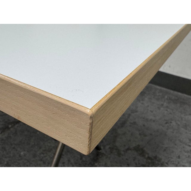 George Nelson for Herman Miller Nelson X-Leg Dining Table/Desk For Sale - Image 9 of 12