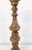 Baroque Single Rustic Carved Wood Pricket, Circa 1800 For Sale - Image 3 of 7