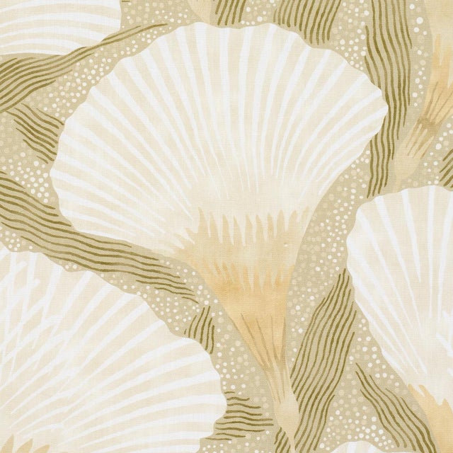 Traditional Sample - Schumacher Constance Fabric In Olive For Sale - Image 3 of 5