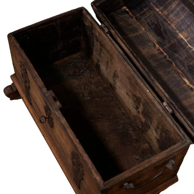 Mid 18th Century Danish 18th Century Oak Baroque Chest For Sale - Image 5 of 5