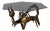 Vintage Metal Scorpion Shaped Coffee Table, 1970 For Sale