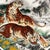 Chinese Chinese Famille Rose Porcelain Charger With Tiger & Landscape Motif For Sale - Image 3 of 9