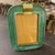 1990s Barovier Style Art Deco Green Murano Glass Picture Frame For Sale - Image 6 of 14