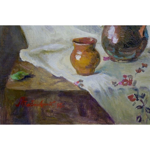 *** ABOUT THIS PAINTING *** * TITLE: ""Lilac"" * ARTISTS: Zhabinsky Leonid Andreevich * SIZE: 50x60 cm/'19.68x23.62...