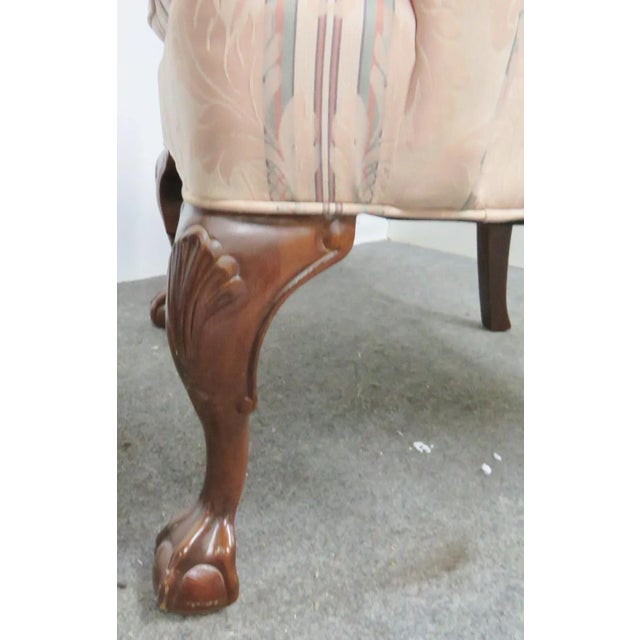 Bernhardt Bernhardt Chippendale Style Wing Chair For Sale - Image 4 of 8
