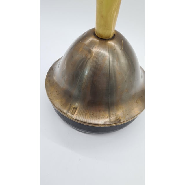 Standing Ashtray in Beige Onyx and Bronze Metal, Austria, 1960s For Sale - Image 6 of 8