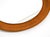 Brown Mid-Century Modern Round Teak Wall Mirror by Ary Fanerprodukter Nybro, Sweden, 1960s For Sale - Image 8 of 13