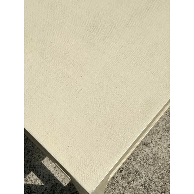 Made Goods Vintage Boho Made Goods “Jarin” Grasscloth Coffee Table For Sale - Image 4 of 12