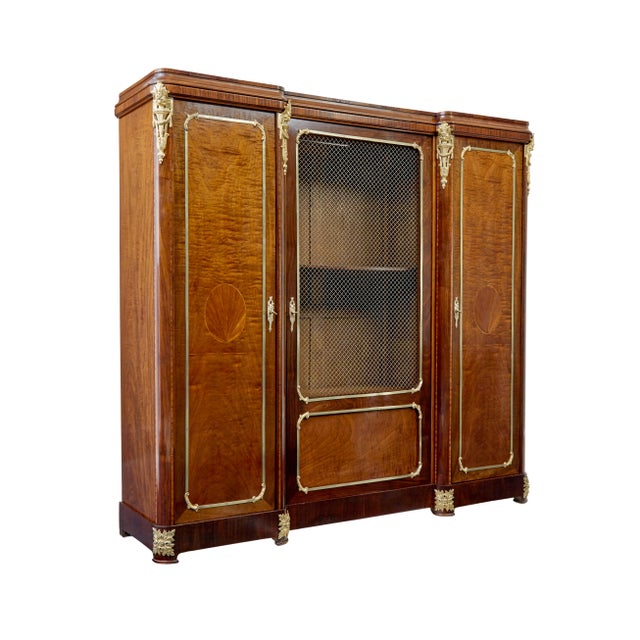 19th Century French Empire Style Mahogany Cabinet, 1890 For Sale - Image 10 of 10