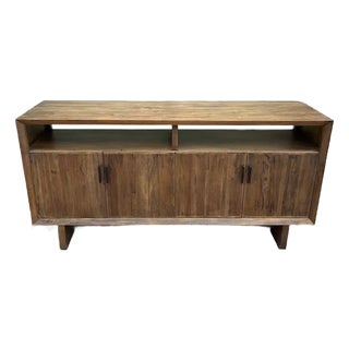 Crate & Barrel Monarch Shiitake Sideboard Table For Sale