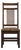 Canal Dover Solid Quarter Sawn Oak Contemporary Mission Style Dining Side Chair For Sale