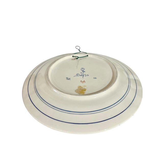 Chinoiserie Vintage Royal Delft Pijnacker Imari Plate For Sale - Image 3 of 7