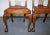 Animal Skin Chippendale Style Dining Chairs with Leather Seats, Set of 5 For Sale - Image 7 of 18