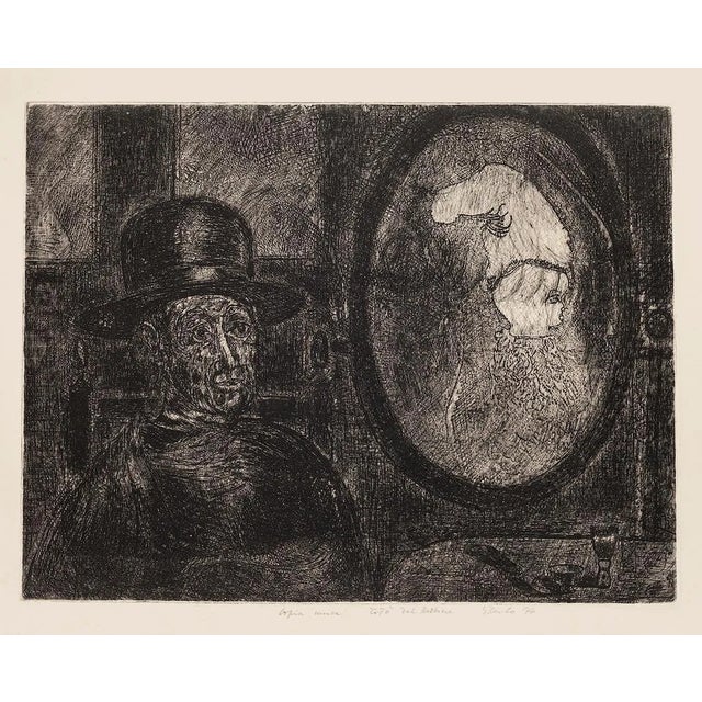 Gian Paolo Berto - Toto - Original Etching on Paper - 1974 For Sale