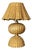 Mid-Century French Rattan Wicker Mushroom Table Lamp, 1960s For Sale
