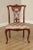 Rococo 2010s Rococo Style Carved Mahogany Side Chairs - A Pair For Sale - Image 3 of 13
