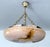 Modern Art Deco Pendant Light in Pink Amber Glass, 1930s For Sale - Image 3 of 18